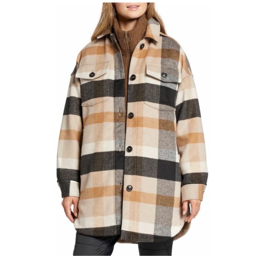 Alpine Design Aerial Trail Jacket New Large New Plaid Quilted Lining Autumn